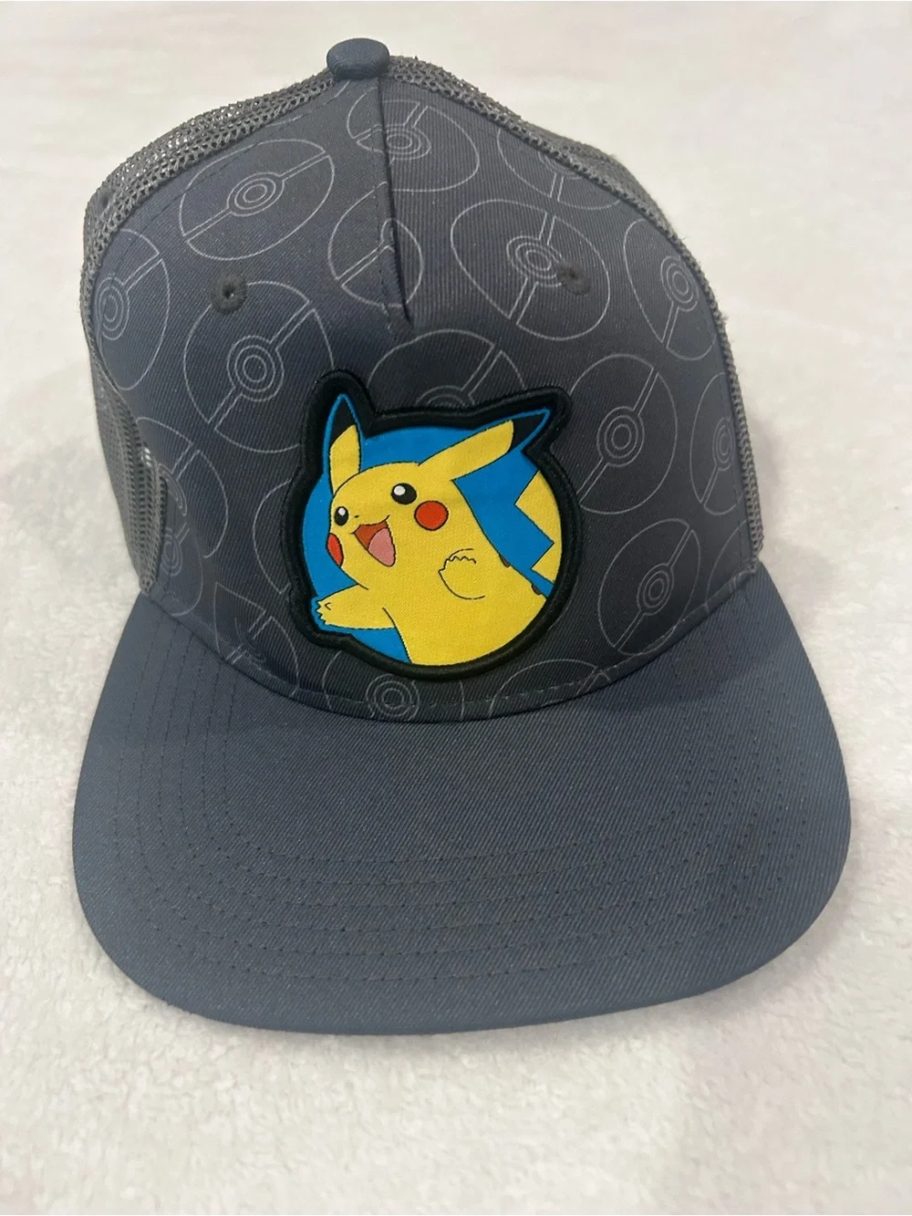 Pokemon PIKACHU Snapback Trucker Hat Cap kids youth Nintendo 2020 Game Freak